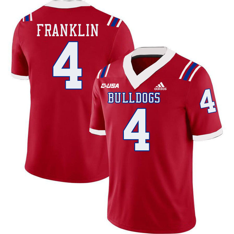 Kam Franklin Louisiana Tech Jersey,LA Tech Bulldogs Football Jerseys,Uniforms,Gears-Red